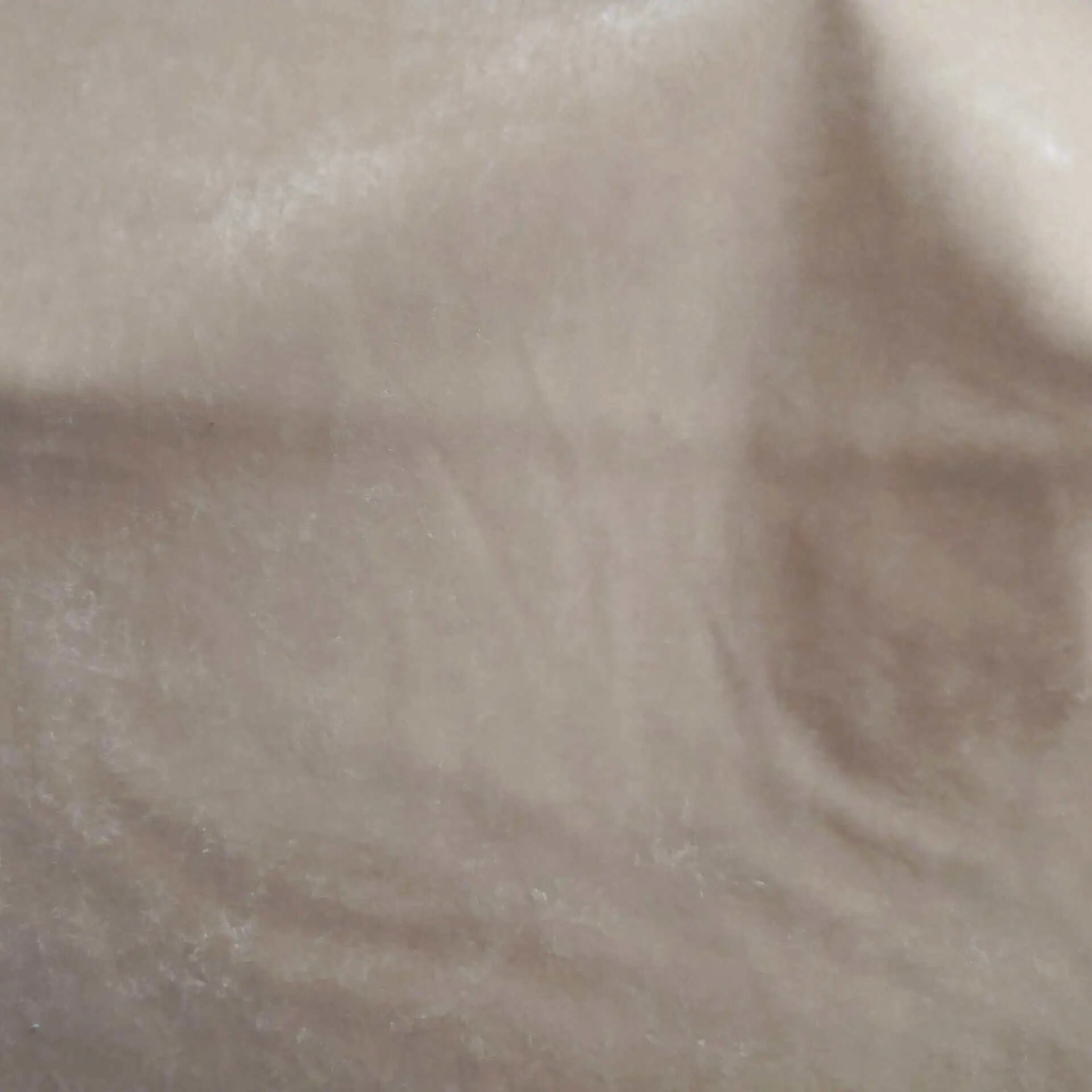 Cream Velour Jim Dickens Designer Upholstery Fabric